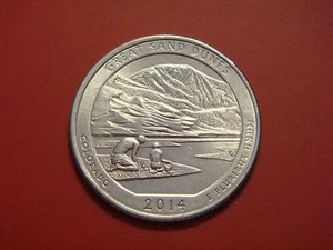 2014 US - 25 Cents 2014 P - Great Sand Dunes -World Coins - Picture 1 of 3