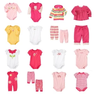 NWT GYMBOREE New Born Baby Girls Tee Bodysuit Outfit Premiere Cute! - Picture 1 of 6
