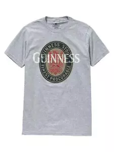 T-shirt da uomo Gap Guinness Beer Heather nuova con etichette S NUOVA - Foto 1 di 1