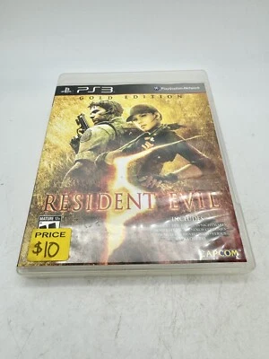Resident Evil 5: Gold Edition PS3 (PlayStation 3, 2010) No Manual Tested - Image 1 of 4