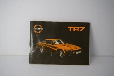 British Leyland Triumph TR7 1978 dueño operador manual del conductor Foto 1 de 4