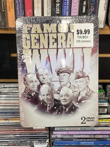 Famous Generals Of WWII (2007) 2 DVD Tin Box Set  [DVD, NEW] SEALED! - Picture 1 of 3