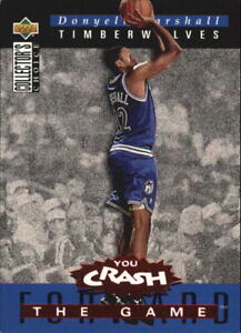 1994-95 Collector's Choice Crash Game Rookie Scoring Red. #S7 Donyell Marshall