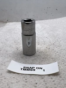 Snap On 1/4" Drive 6-point Flank Drive® 9 mm métrico semi-profundo zócalo, TMMS9 EE. UU. - Imagen 1 de 7