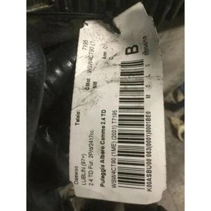 PULEGGIA ALBERO CAMME PER DAEWOO - CHEVROLET LUBLIN (97) 2.4 TD FUR. 1997 - Picture 1 of 5