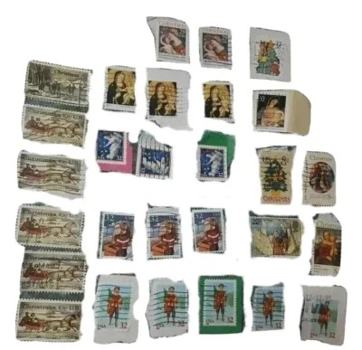 Christmas and holiday stamps, used, cancellations, secular, religious 1995-prior - Image 1 of 4