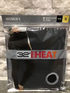 NUEVOS CON ETIQUETAS Pantalones para Mujer Negros 32 GRADOS Base Calor Capa Peso Mediano Talla PEQUEÑOS S - Imagen 1 de 3
