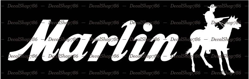 Marlin Firearms I - Outdoor/Hunting Sports - Vinyl Die-Cut Peel N' Stick Decals