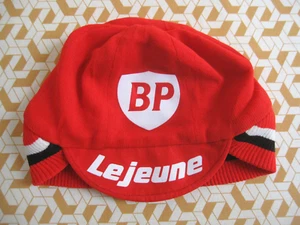 Casquette Cycliste Lejeune BP années 80'S Vintage vélo Cap retro cycling - Picture 1 of 4