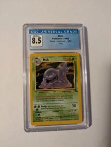 CGC 8.5 NM-MINT+ MUK Holo Fossil Unlimited #13 Pokemon 1999 - Picture 1 of 2
