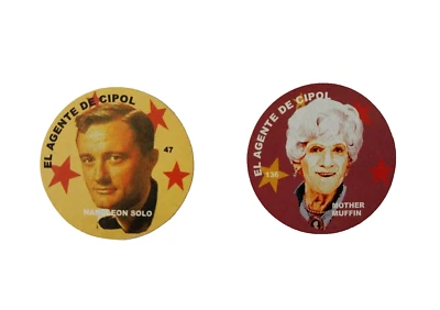The Man from UNCLE Napoleon Solo-Mother Muffin Rare Argentina Disc Card Set (2) - Image 1 of 4