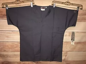 Scrub Zone Mens Scrub Top Size XS Gray Short Sleeves 71221 LBB76 - Picture 1 of 4