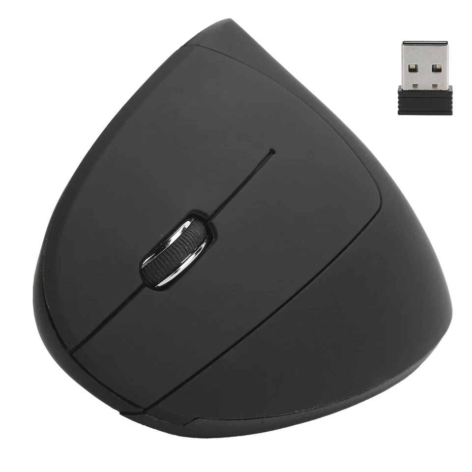 Wireless Mouse Ergonmic Left Hand Optical Vertical Rechargeable Computer Externa - Image 1 of 4