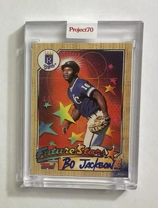 Proyecto Topps 70 2021 #552 Bo Jackson/riesgo *arte cubierto* realeza - Imagen 1 de 3