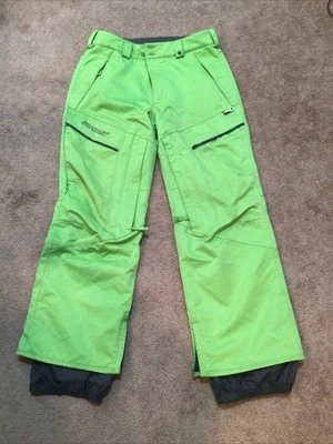 Pantalones de nieve Burton DRYRIDE para hombre medianos verde lima esquí snowboard ventilados Foto 1 de 4