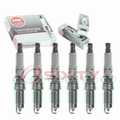 6 bujías NGK V-Power para Ford F-150 Heritage 2004 4,2 L V6 encendido VZ Foto 1 de 4