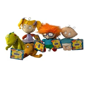 Vintage Rugrats Beanbag Plush Applause Lot Of 5 NWT Clean Conditions 6” - Picture 1 of 16