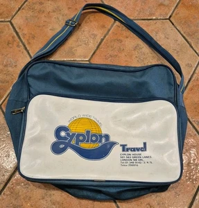 BOLSA DE VIAJE DEPORTIVA DE VUELO MENSAJERO VINTAGE DE CYPLON TRAVEL - Imagen 1 de 9