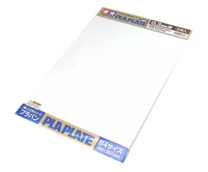 TAMIYA Model Craft Tools Pla-Plate 0.3mm B4 Size (364x257mm, 5pcs) 70122 - Picture 1 of 1