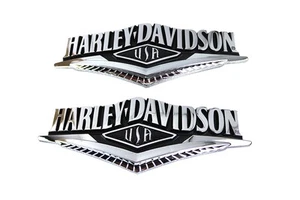 Factory Style Tank Emblem Set fits Harley Davidson - Picture 1 of 4