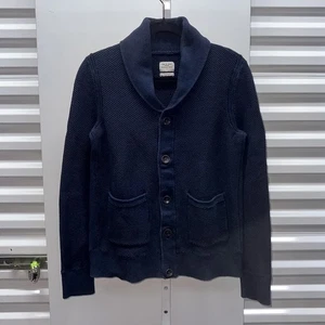Rag & Bone Mens Navy Blue Button Cardigan Sweater (size S) - GREAT CONDITION - Picture 1 of 5