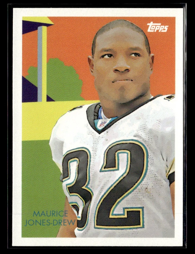 2009 Topps #44 Maurice Jones-Drew Chicle Card Jacksonville Jaguars - Image 1 of 2
