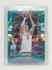 Alen Smailagic 2019-20 Prizm Green Ice RC #299 - Golden State Warriors - Picture 1 of 2
