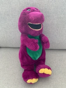 Wunderbarer Plüsch-Dino BARNEY (mit "I Love You" auf dem Bauch), ca. 38cm hoch - Bild 1 von 5