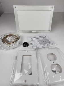 Arlington DBHR1W-1 Low Profile IN BOX Electrical Box Horizontal/1-Gang, White - Picture 1 of 6