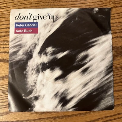 Peter Gabriel, Kate Bush – Don't Give Up - Vinyl 7" Single UK Import - VG - Image 1 of 2