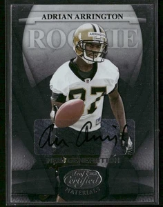 2008 Leaf Certified Materials #151 Adrian Arrington #239/999 - Picture 1 of 2