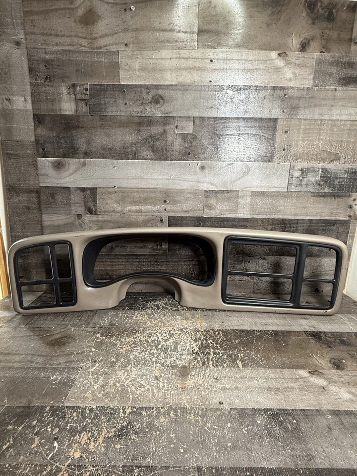 Chevrolet Silverado 1999-2002 velocímetro tablero bisel panel moldura envolvente marrón Foto 1 de 4