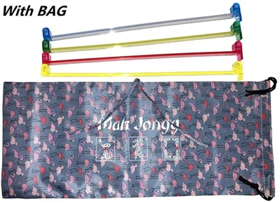 Mahjong Standard Pushers 4 Colors American Western Mah Jongg Set of 4 with Bag - Image 1 of 4