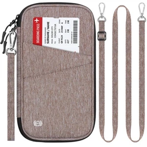 Passport Holder Family Rfid Blocking Travel Document Organizer,Travel Passpor... - Picture 1 of 8