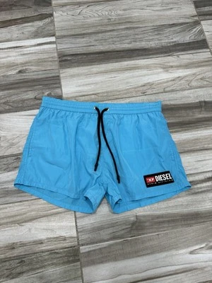 Pantalones cortos de natación Diesel Sandy para hombre azul ropa de playa Foto 1 de 4