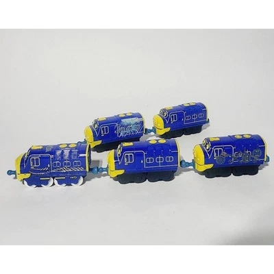 Lot of 5 - Brewster - Die Cast Locomotive Train Chuggington 2010 - Image 1 of 4