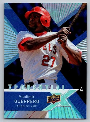 Upper Deck X Xponential 4 2008 Vladimir Guerrero X4-VG Foto 1 de 2