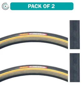 Pack of 2 Panaracer Practice Tubular Tire 700 x 22.5 Tubular Folding Black - Picture 1 of 1