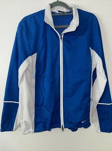 Nike Teen Boys/Girls Zip Up Blue Jacket Size L 14-16 Lots Of Pockets - Picture 1 of 10