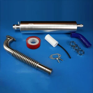 Bote de escape silenciador cabezal flexible de teflón para motor DLE 111CC modelo de radiocontrol - Imagen 1 de 8