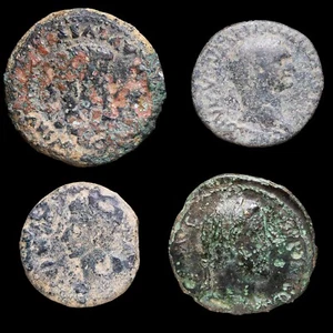 Römisches Reich große Module, 4 Münzen Lot. - Bild 1 von 2