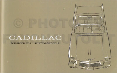 1957 Cadillac Proprietari Manuale 57 Owner Serie 62 Demon Eldorado Fleetwood 60 - Immagine 1 di 2