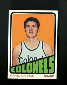 1972 Topps Basketball #207 Darel Carrier SHARP CENTERED CLEAN MINT 👀 =183==