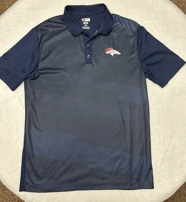 Denver Broncos NFL Equipo Ropa Hombres Grande Azul TX3 Genial Golf Polo Camisa Foto 1 de 4