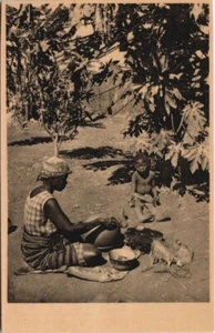 PC FABRICANTE DE POTS BELGIAN CONGO ETHNIC TYPE (a28553) - Bild 1 von 2