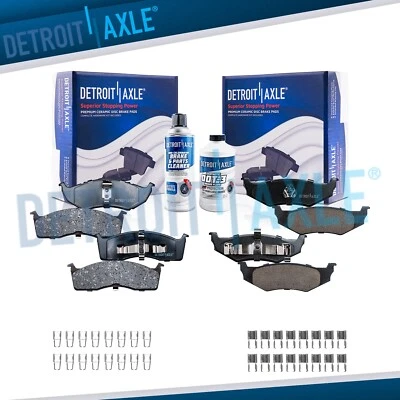 Front and Rear Ceramic Brake Pads for Chrysler 300M Concorde Intrepid LHS - Image 1 of 4