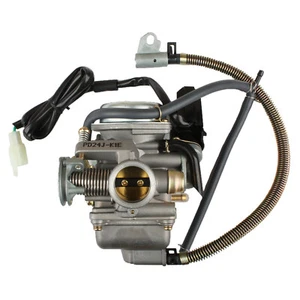 PD24J Carb 24mm Carburetor with Electric Choke for GY6 150cc Scooter ATV Go Kart - Picture 1 of 10