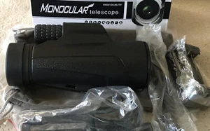 12X50 Monocular Telescope with Smartphone Holder, Child’s Binocular Included - Picture 1 of 10