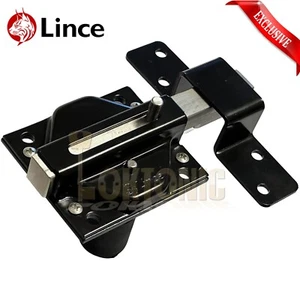 Lince 2970 Security Stainless Steel Black Gate Shed Garage Sliding Deadbolt Lock - Picture 1 of 9