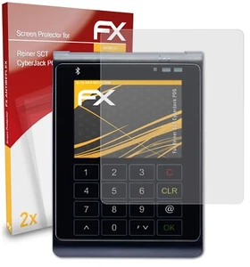 atFoliX 2x Displayschutzfolie für Reiner SCT CyberJack POS matt&stoßfest - Bild 1 von 9